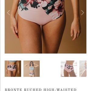 Albion Brontë ruched High Waisted bottoms